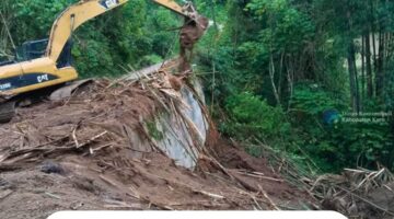 Pemerintah Kabupaten Karo Gerak Cepat Tangani Longsor di Ruas Jalan Barusjahe–Serdang