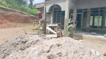 Satgas TMMD ke-130 Kodim 0113/Gayo Lues Mulai Rehab Masjid Baiturrahman Kampung Gajah